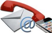 Clipart Of Phone, Envelope, & iPhone